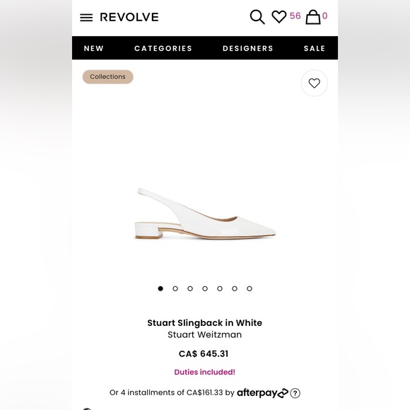 Stuart Weitzman White Patent Slingbacks - Picture 1 of 12